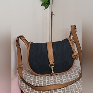 ❤️ Micheal kors Denim Crossbody bag/Adjustable Strap